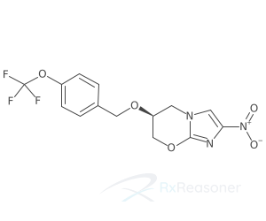 Graphic representation of the active ingredient's molecular structure