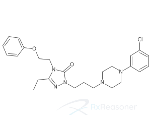 Graphic representation of the active ingredient's molecular structure