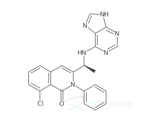 Graphic representation of the active ingredient's molecular structure