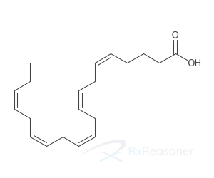 Graphic representation of the active ingredient's molecular structure