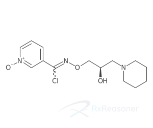 Graphic representation of the active ingredient's molecular structure