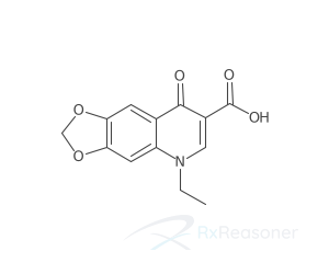 Graphic representation of the active ingredient's molecular structure