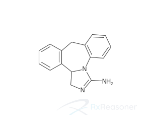 Graphic representation of the active ingredient's molecular structure