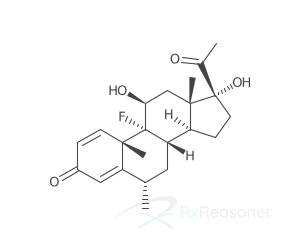 Graphic representation of the active ingredient's molecular structure