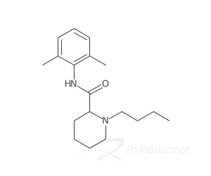 Graphic representation of the active ingredient's molecular structure